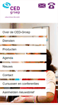 Mobile Screenshot of cedgroep.live.colours.nl